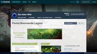 
                            9. Portal:Brennende Legion | Die Aldor Wiki | FANDOM powered by Wikia