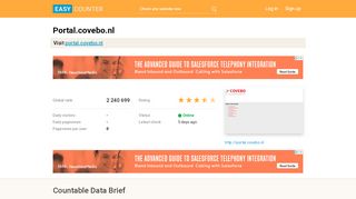 
                            5. Portal.covebo.nl: Covebo webportal - Easy Counter