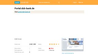
                            6. Portal.dzb-bank.de: DZB Portal - Easy Counter
