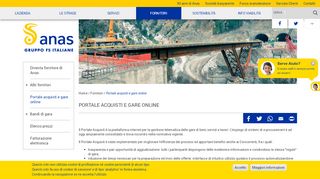 
                            2. Portale acquisti e gare online | Anas S.p.A.