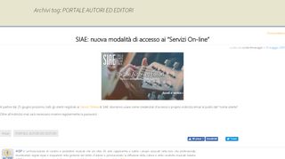 
                            7. PORTALE AUTORI ED EDITORI | ACEP News