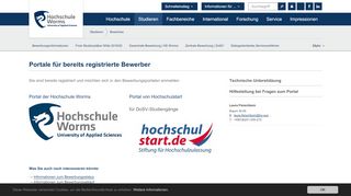 
                            6. Portale für bereits registrierte Bewerber | …