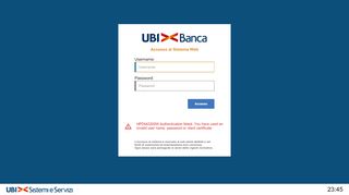 
                            8. Portale Intranet UBI Banca - Login