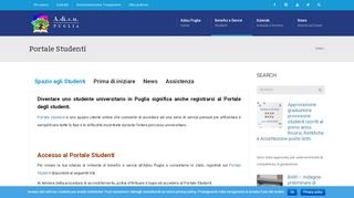 
                            2. Portale Studenti | ADISU Puglia