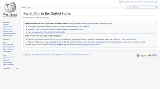 
                            3. Portal:Film in the United States - Wikipedia