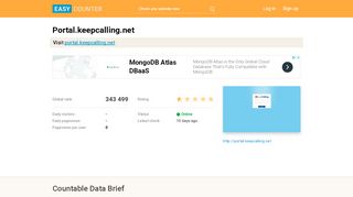 
                            5. Portal.keepcalling.net: Portal - Login - easycounter.com