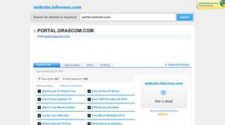 
                            4. portal.orascom.com at Website Informer. Visit Portal Orascom.