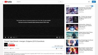 
                            4. “Portals” Alan Silvestri - Avengers: Endgame (2019) Soundtrack ...