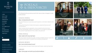 
                            2. Portals & eResources | Worth School