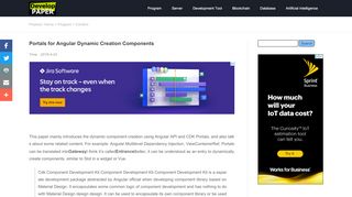 
                            8. Portals for Angular Dynamic Creation Components | Develop Paper