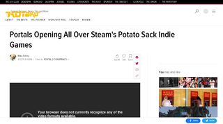 
                            6. Portals Opening All Over Steam's Potato Sack Indie Games - Kotaku