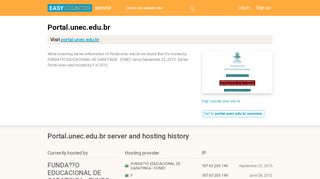 
                            6. Portal.unec.edu.br server and hosting history