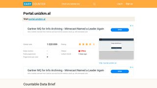 
                            5. Portal.unizkm.al: Portale Studente - Easy Counter