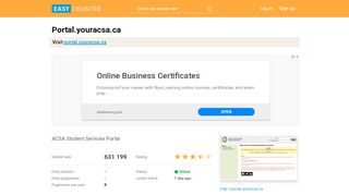 
                            9. Portal.youracsa.ca: ACSA Student Services Portal