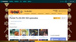 
                            1. Portal:Yu-Gi-Oh! GX episodes - Yugioh - Wikia - Fandom