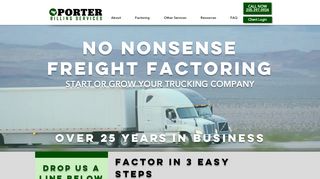 
                            1. Porter Billing Services: Freight Factoring & Dispatching