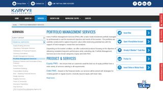 
                            7. Portfolio Management Services in India | Karvy …