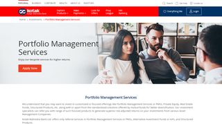 
                            5. Portfolio Management Services - Kotak Mahindra Bank