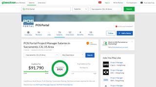 
                            8. POS Portal Project Manager Salaries in ... - Glassdoor