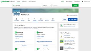 
                            7. POS Portal Salaries | Glassdoor