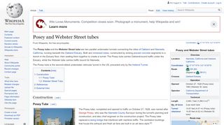 
                            3. Posey and Webster Street tubes - Wikipedia