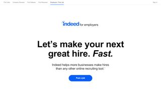 
                            5. Post a Job | Indeed.com