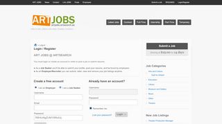 
                            5. Post a job or submit resume to ART JOBS @ …