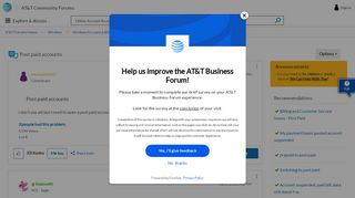 
                            7. Post paid accounts - AT&T Community