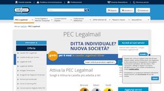 
                            2. Posta Elettronica Certificata, gratis sei mesi - InfoCert Legalmail