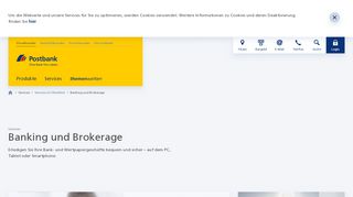 
                            5. Postbank Banking- und Brokerage-Services