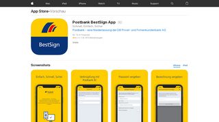 
                            1. ‎Postbank BestSign App im App Store - apps.apple.com