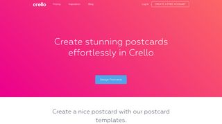 
                            4. Postcard Templates — Free Online Postcard Creator — Crello