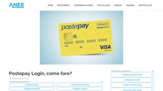 
                            4. Postepay Login, come fare? | Anee.it