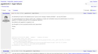 
                            9. PostgreSQL - pgadmin support - pgadmin4.3 - login failure