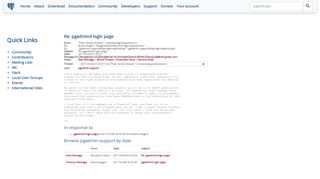 
                            6. PostgreSQL: Re: pgadmin4 login page