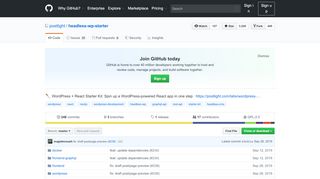 
                            9. postlight/headless-wp-starter: WordPress + React ... - GitHub