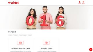 
                            3. Postpaid - bd.airtel.com