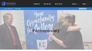 
                            2. Postsecondary | Kauffman.org - Ewing Marion Kauffman Foundation