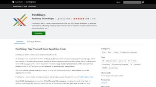 
                            9. PostSharp - Visual Studio Marketplace
