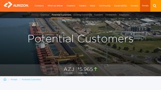 
                            7. Potential Customers - Portals | Aurizon