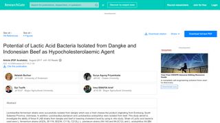 
                            9. Potential of Lactic Acid Bacteria Isolated from Dangke and ...