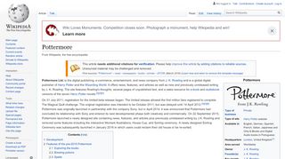 
                            11. Pottermore - Wikipedia