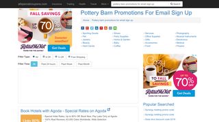 
                            6. Pottery Barn Promotions For Email Sign Up