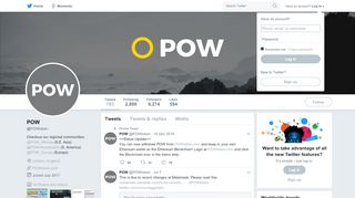 
                            2. POW (@POWtoken) | Twitter