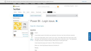 
                            8. Power BI - Login issue.