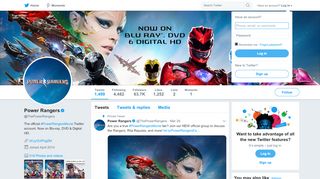 
                            5. Power Rangers (@ThePowerRangers) | Twitter