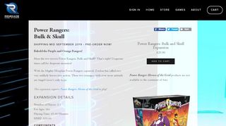 
                            9. Power Rangers: Bulk & Skull — Renegade Game Studios