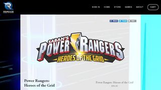 
                            6. Power Rangers — Renegade Game Studios