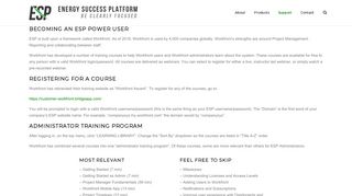 
                            4. Power User Training – ESP Suite