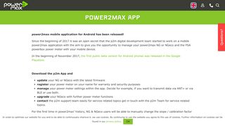 
                            8. power2max APP | power2max